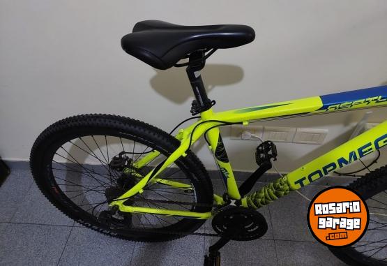 Deportes - Rod 26 cambios SHIMANO cuadro ALUMINIO con SUSPENSI�N FRENO A DISCO LLANTAS DOBLE PARED  MARCA TOPMEGA  ZONA CENTRO ROSARIO - En Venta