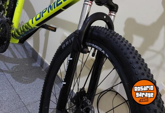 Deportes - Rod 26 cambios SHIMANO cuadro ALUMINIO con SUSPENSI�N FRENO A DISCO LLANTAS DOBLE PARED  MARCA TOPMEGA  ZONA CENTRO ROSARIO - En Venta