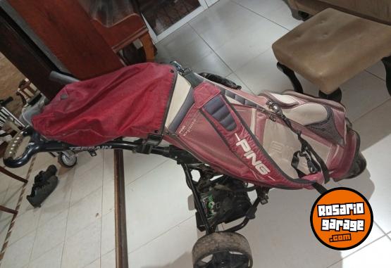 Deportes - Palos de golf m�s carro el�ctrico - En Venta