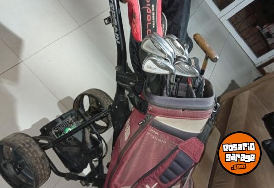 Deportes - Palos de golf m�s carro el�ctrico - En Venta