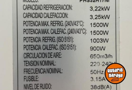 Hogar - Aire Acondicionado Split Inverter PHILCO - En Venta
