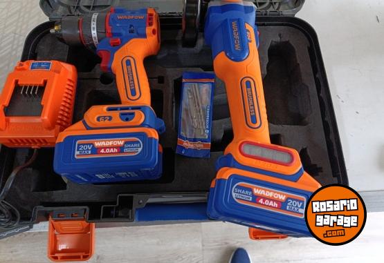 Herramientas - Taladro y amoladora wadfow a bateria - En Venta