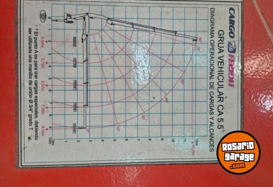 Camiones y Gr�as - Vendo hidrogrua Ferioli CA 5,5 tonelametros a�o 2013 - En Venta