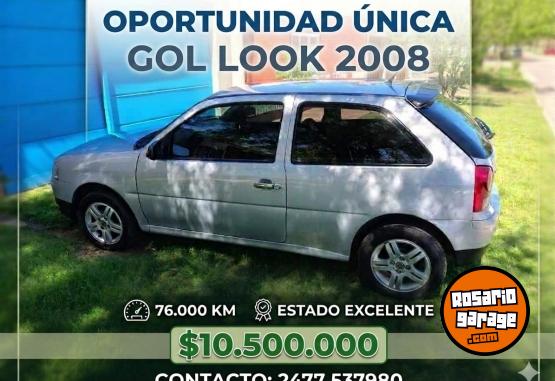 Autos - Volkswagen Gol Look 2008 Nafta 76000Km - En Venta
