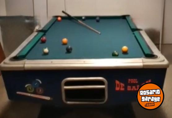 Deportes - Mesa de Pool Winner Pool modelo sal�n Completa � Pa�o nuevo � Tapa de algarrobo � Fichera original - En Venta