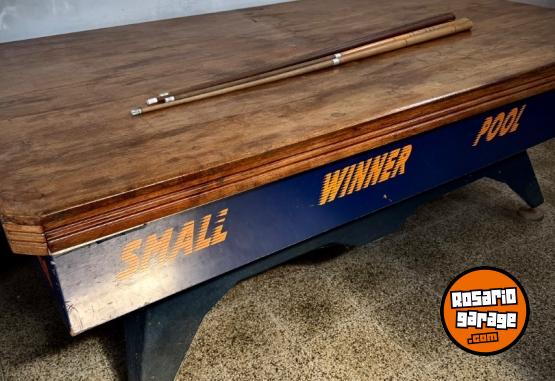 Deportes - Mesa de Pool Winner Pool modelo sal�n Completa � Pa�o nuevo � Tapa de algarrobo � Fichera original - En Venta