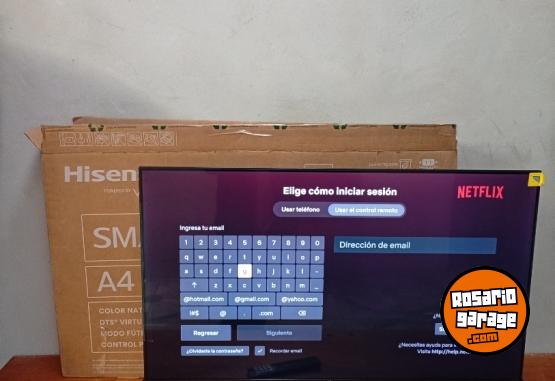 Electr�nica - Smart tv 43' Hisense en caja impecable - En Venta