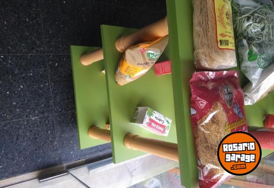 Otros - Mesa 3estantes melamina verde 1.05cmlargo x 0.50cm profundidad - En Venta