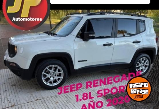 Camionetas - Jeep RENEGADE 1.8L SPORT AT6 2020 Nafta 40000Km - En Venta