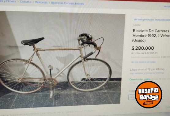 Deportes - bici carrera a�os 1970.. l�quido - En Venta
