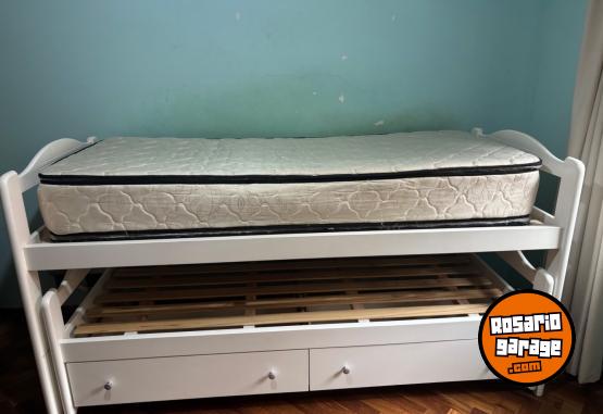 Hogar - Cama nido 1 plaza con cajones, impecable - En Venta