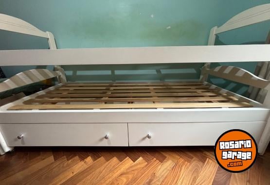 Hogar - Cama nido 1 plaza con cajones, impecable - En Venta