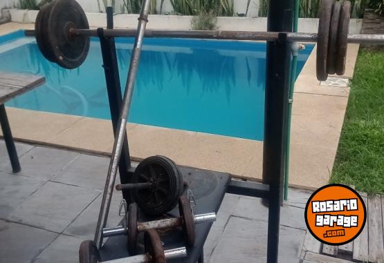 Deportes - Banco de pecho y pesas - En Venta