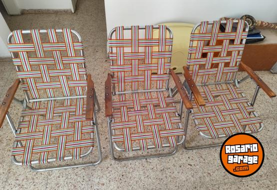 Hogar - 3 sillones de ca�o galvanizados - En Venta
