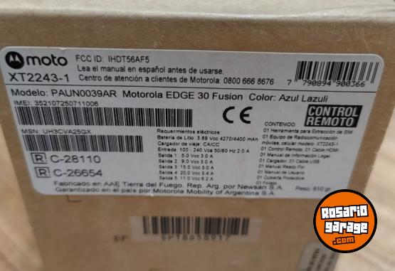Telefon�a - Celular Motorola Edge 30 Fusion 256gb + 12gb Ram (Usado) - En Venta