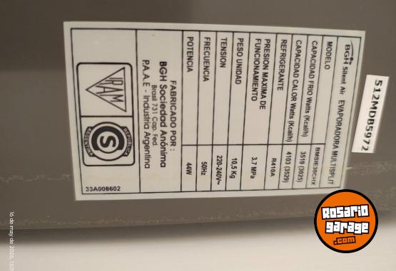 Hogar - COMBO DOS SPLIT BGH SILENT AIR FRIO/CALOR GRIS - En Venta