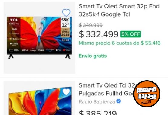 Hogar - heladera inverter eh tv Smart reitero nuevas - En Venta