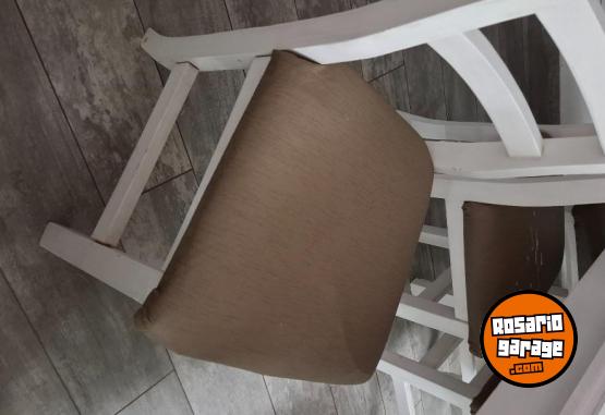 Hogar - LIQUIDACI�N 6 sillas laqueadas con tapizado - En Venta