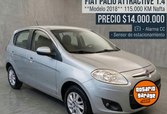 Autos - Fiat PALIO ATTRACTIVE 1.4 2018 Nafta 115000Km - En Venta