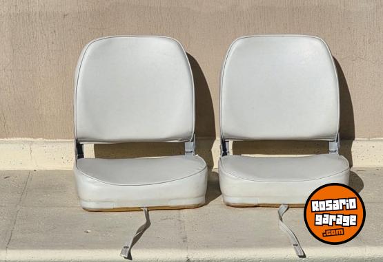 Otros (Náutica) - SILLA NAUTICA BLANCA CON RESPALDO PLEGABLE - En Venta