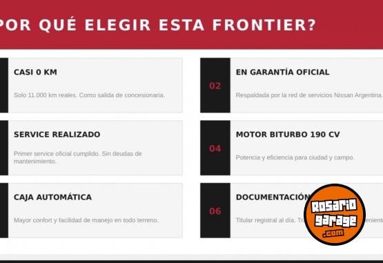 Camionetas - Nissan Frontier 2025 Diesel 11000Km - En Venta