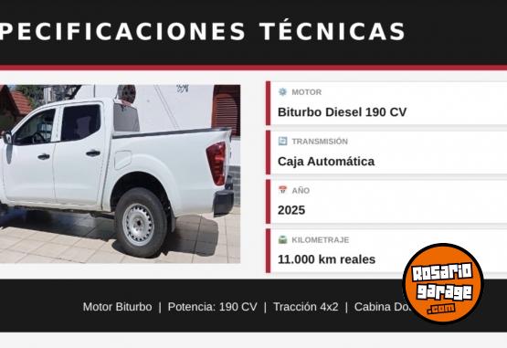 Camionetas - Nissan Frontier 2025 Diesel 11000Km - En Venta