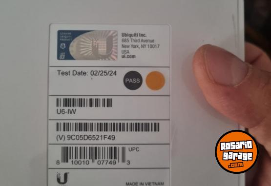 Informática - Access Point Ubiquiti UniFi U6 In-Wall Wi-Fi 6 - En Venta