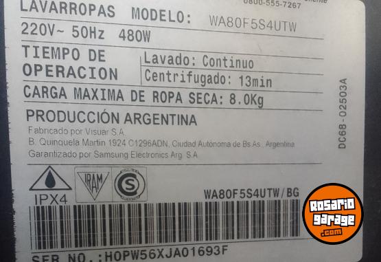 Hogar - Lavarropas Automático Samsung 10kg Impecable - Rosario - En Venta