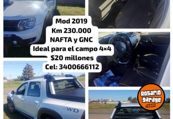 Camionetas - Renault Duster oroch outsiderplus 2019 GNC 230000Km - En Venta