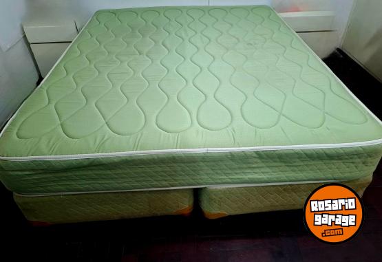 Hogar - SOMMIER QUEEN 2,00 X 1,60 MT, EXCELENTE ESTADO - En Venta