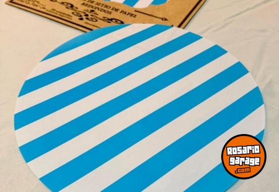 Hogar - Platos de sitio de papel por 20 unidades - En Venta