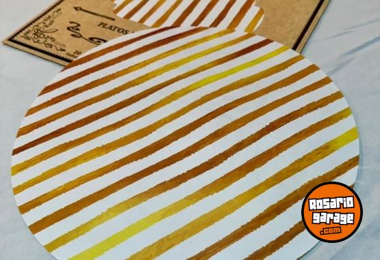 Hogar - Platos de sitio de papel por 20 unidades - En Venta
