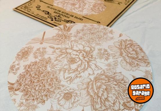 Hogar - Platos de sitio de papel por 20 unidades - En Venta