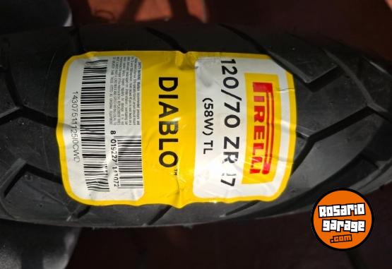 Accesorios para Motos - Cubierta Pirelli Diablo 120 70 zr17 - En Venta