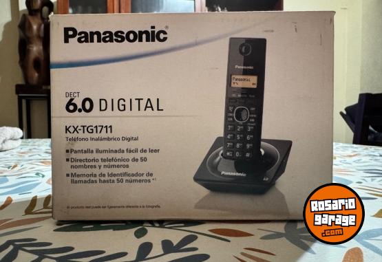 Telefonía - Teléfono Panasonic Kx-tg1711 Inalámbrico Negro Lcd - En Venta