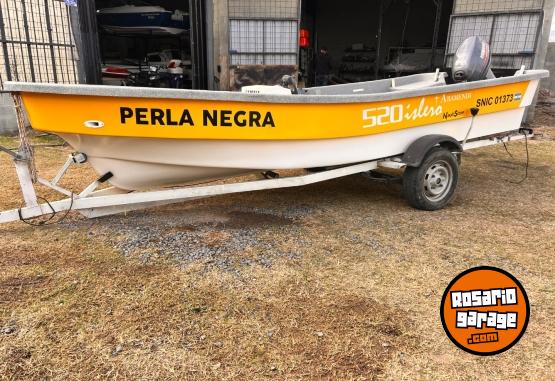 Embarcaciones - Islero 520 Aramendi Yamaha 40 hp 2t arranque eléctrico, consola, eco, trailer u$s6.500 nautistore - En Venta