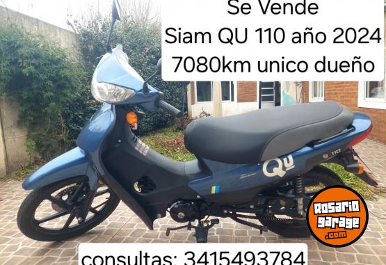 Motos - Otra marca Siam Qu 110 2024 Nafta 7100Km - En Venta