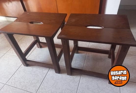 Hogar - Banquetas bajas de algarrobo - En Venta