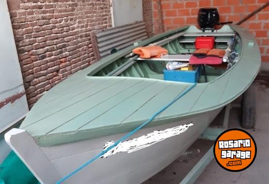 Embarcaciones - CANOA MADERA ARTESANAL INMACULADA!(Incluye trailer, accesorios y motor) - En Venta