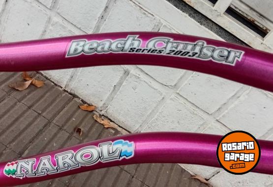Deportes - SPORT MOTO: BICICLETA PLAYERA MARCA: NAROL. MODELO: BEACH CRUISER. RODADO: 24. SEMINUEVA UNICA. - En Venta