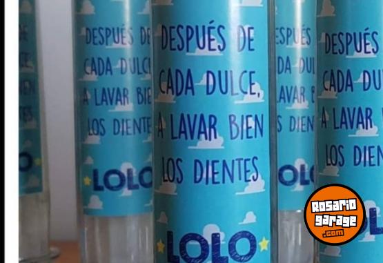 Artículos para bebé - Tubos de ensayos para personalizar - En Venta