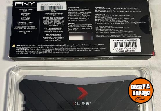 Informática - Kit Memorias RAM DDR4 32GB (2x16GB) PNY XLR8 RGB 3200MHz - En Venta