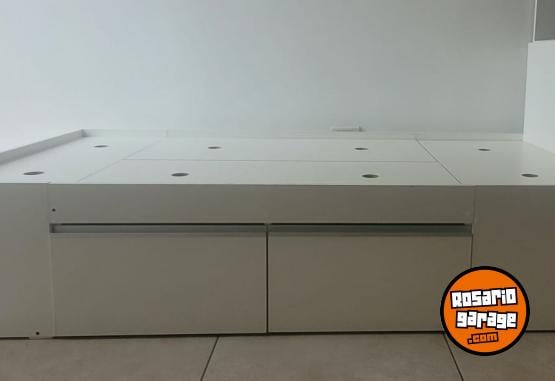 Hogar - Cama box funcional con guardado - En Venta