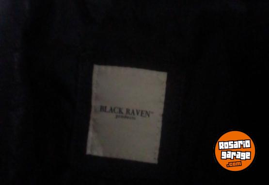 Indumentaria - Campera de cuero black raven - En Venta