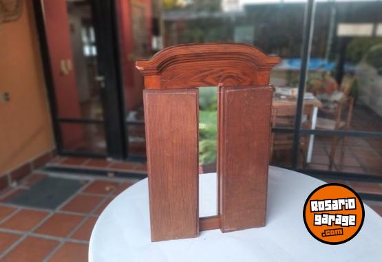 Hogar - Espejo antiguo de tres cuerpos. - En Venta