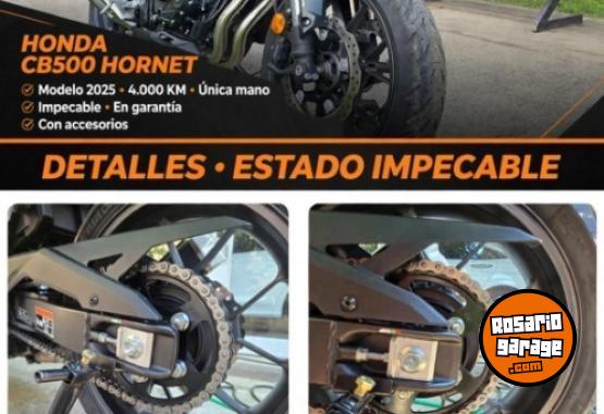 Motos - Honda Cb 500 hornet 2025 Nafta 3900Km - En Venta
