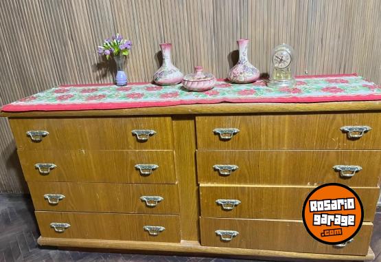Hogar - Cama 2 plazas c/ comoda + mesa comedor c/ 6 sillas - En Venta