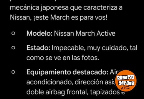 Autos - Nissan March 2016 Nafta 105000Km - En Venta