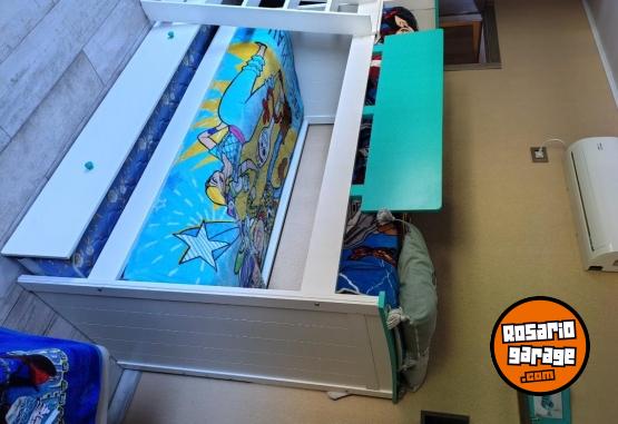 Hogar - Cama cucheta y marinera MDF impecable - En Venta