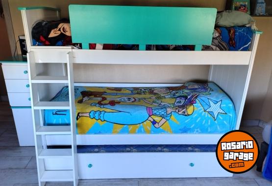 Hogar - Cama cucheta y marinera MDF impecable - En Venta